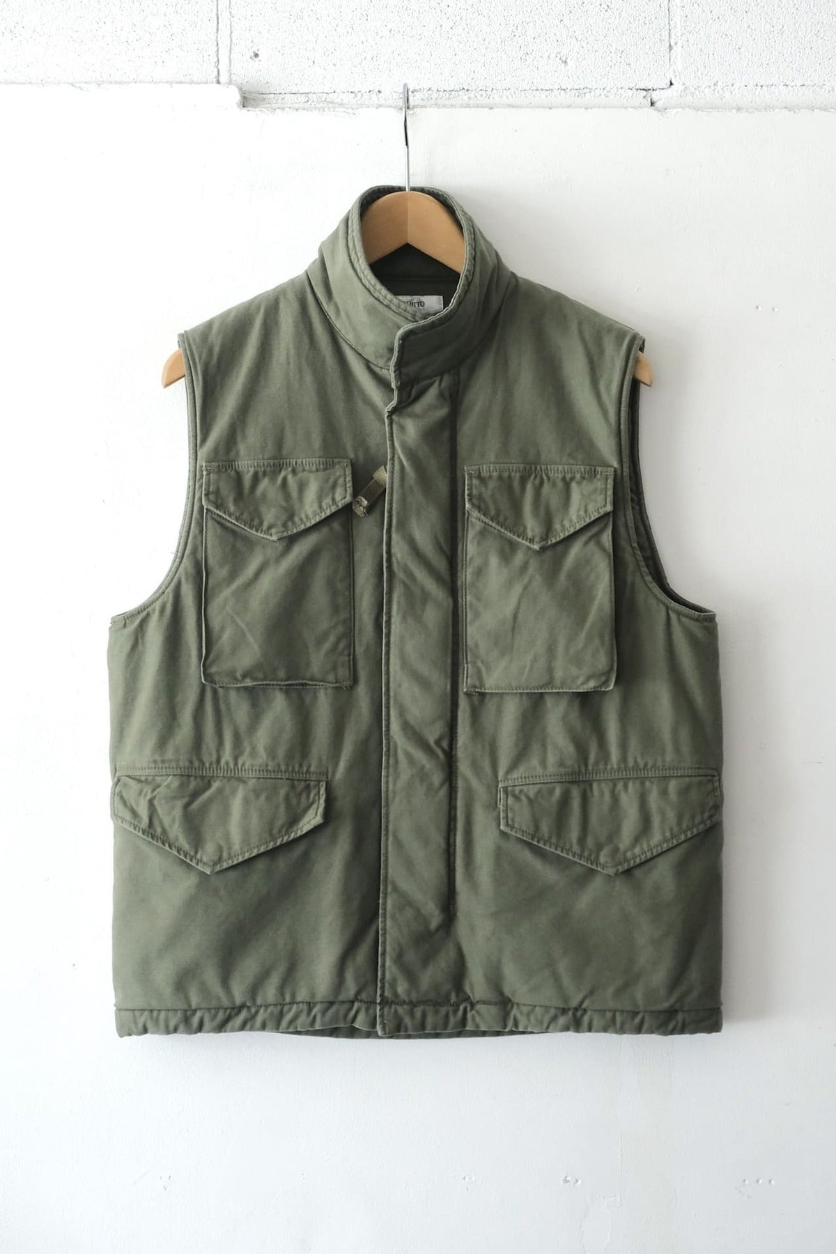 Fujito Field Vest Green Black Directors Web Shop Powered By Base
