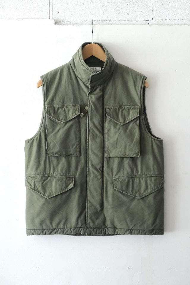 FUJITO Field Vest Olive Green,Black | Directors Web Shop powered by BASE