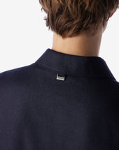Giubbino Navy In Pura Seta