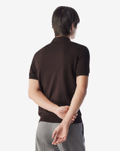 Polo Con Zip In Cotone Pima