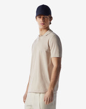 Polo Bianca Con Bottoni In Ice Cotton