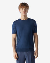 Sweater Girocollo Cina In Pura Seta