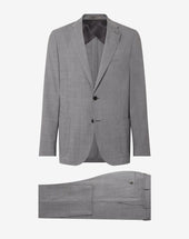 Suit sfoderato grigio in lana