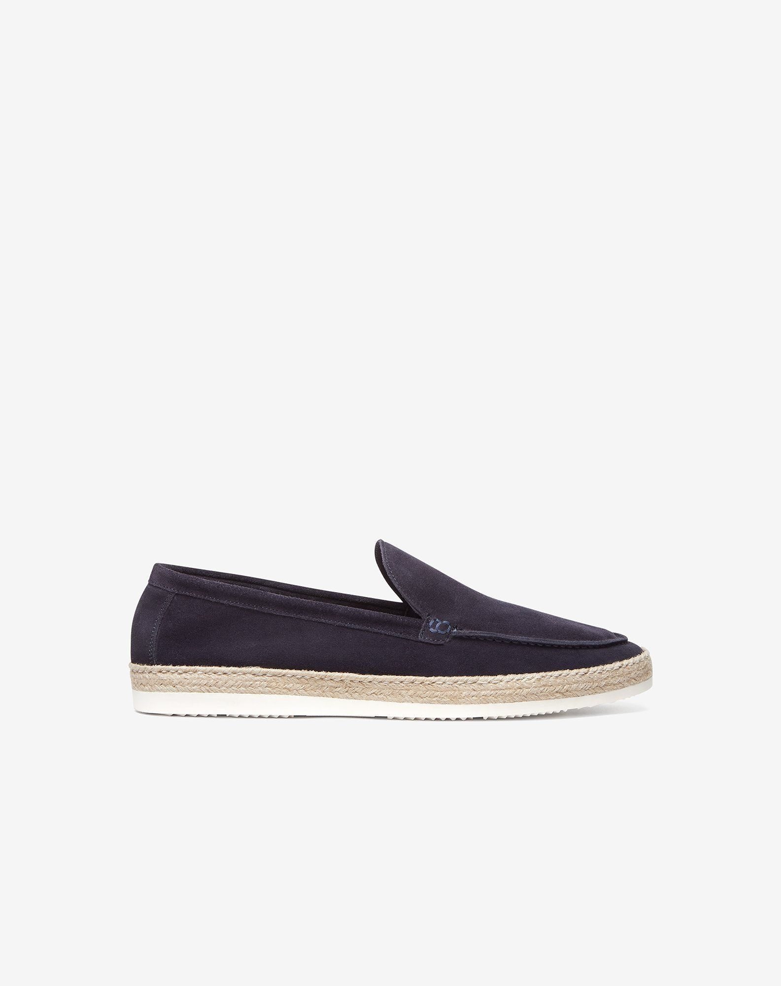 Mocassino Slip On Scamosciato Navy