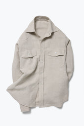 Wave Shirt Linen Silk Slub