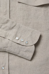 Wave Shirt Linen Silk Slub