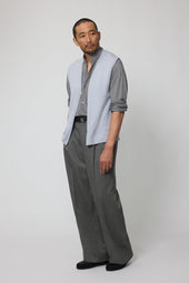 Knit Vest (Pearl Wool Silk)