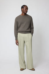 Crewneck Sweater Naturally Dyed Cotton Moulin