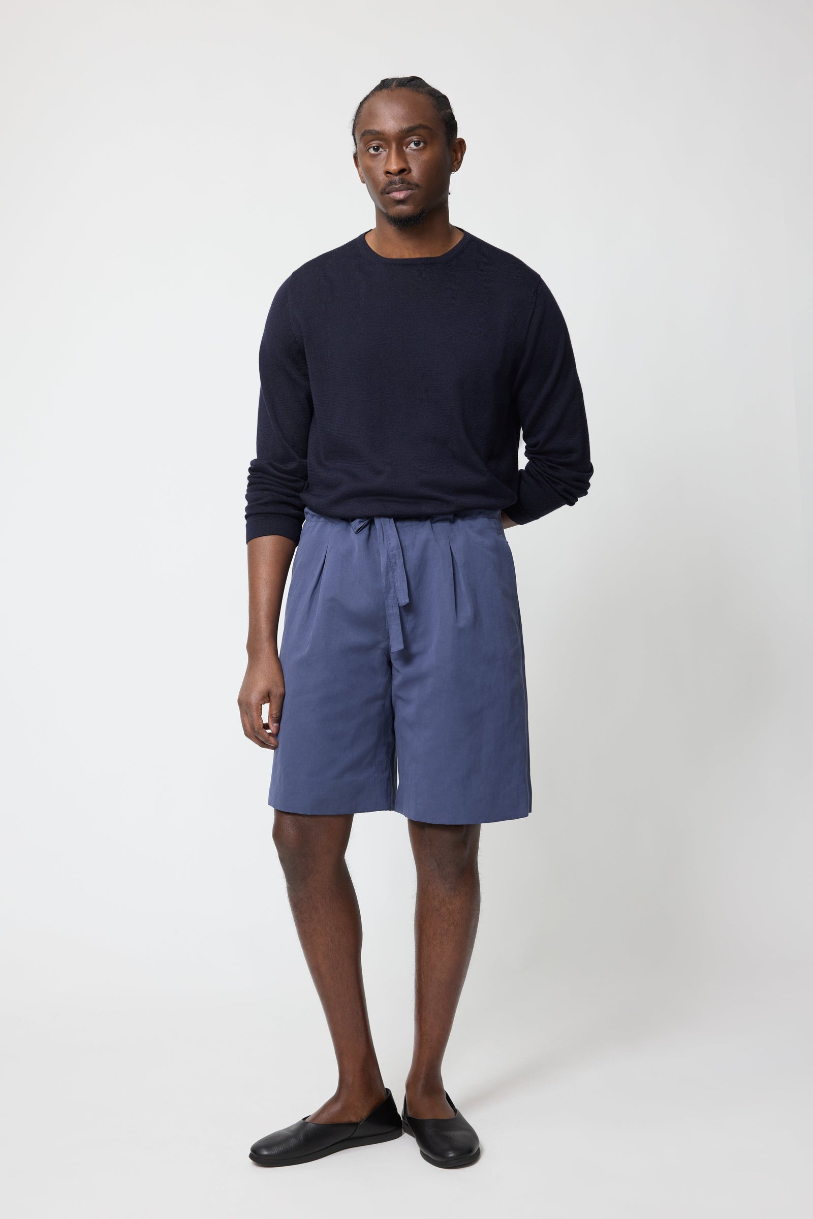 Long Sleeve Knit T Shirt Wool Silk