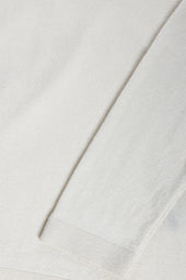Long Sleeve Knit T Shirt Undyed Cashmere