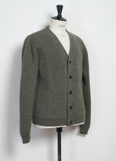 EVALD | Heavy Knit Cardigan | Hunter