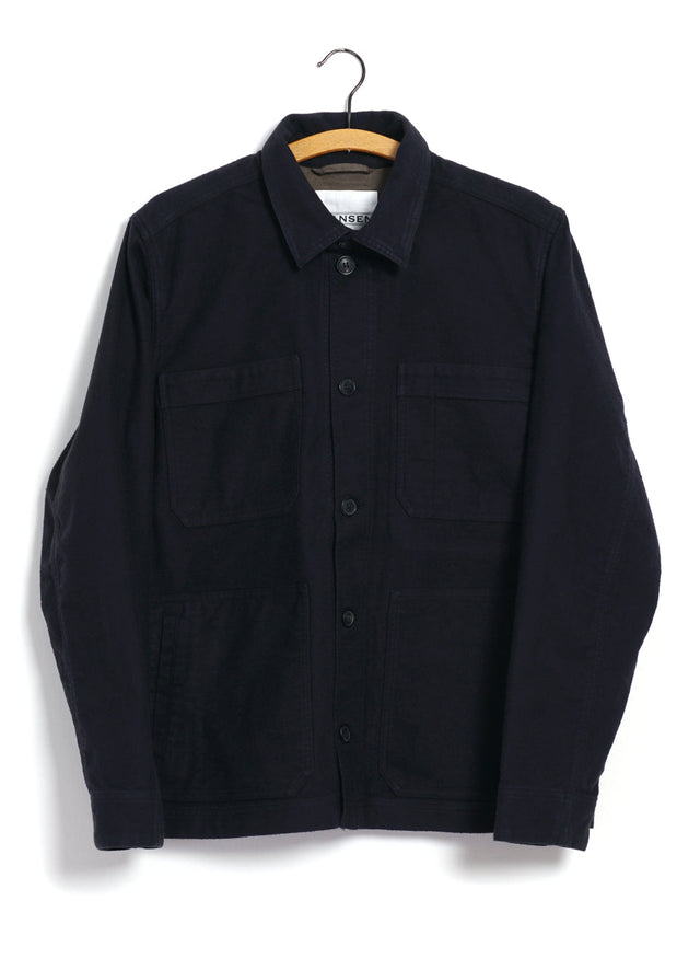 BERTRAM | Refined Work Jacket | Navy