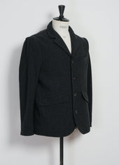 VINCENT | Casual Blazer Jacket | Black Wool Pin