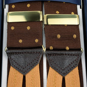 Dotted Barathea Braces