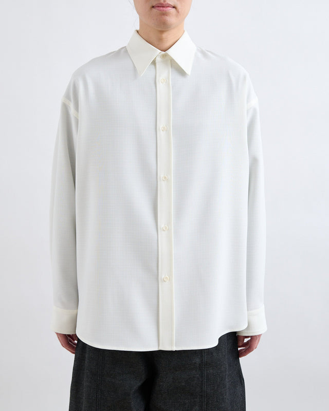AW26 Chisholm Shirt - Ivory Check