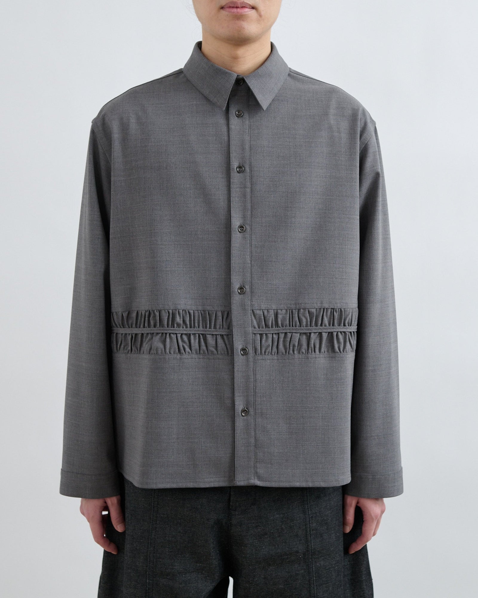 AW26 Fossil Shirt LS - Light Grey