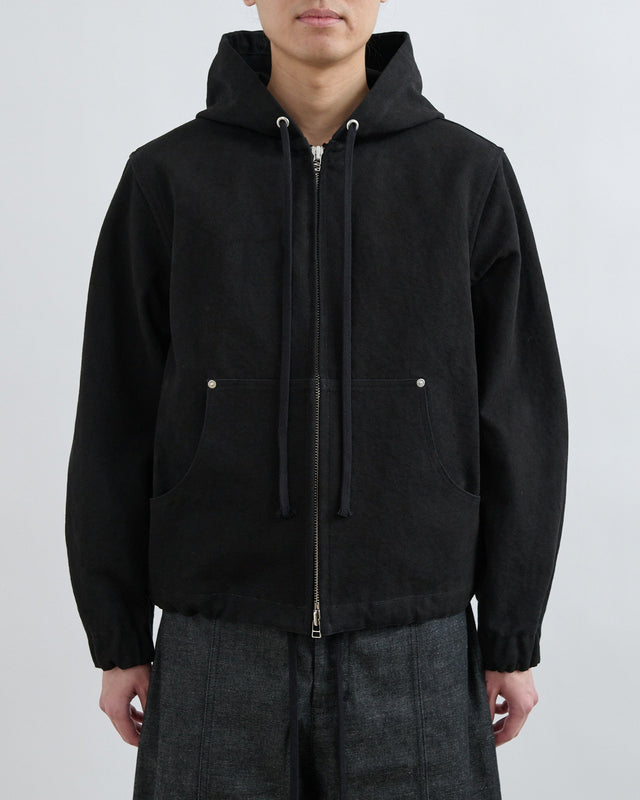 AW26 Hoodie Jacket - Black