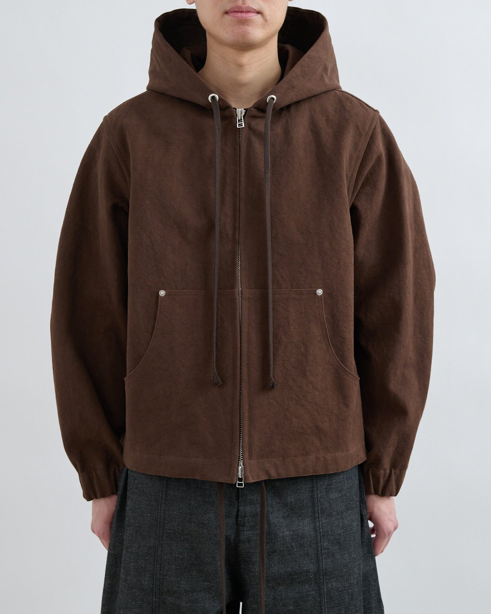 Aw26 Hoodie Jacket Mocha