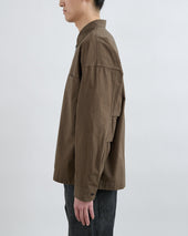 Aw26 Pocket Parka Shirt Houndstooth