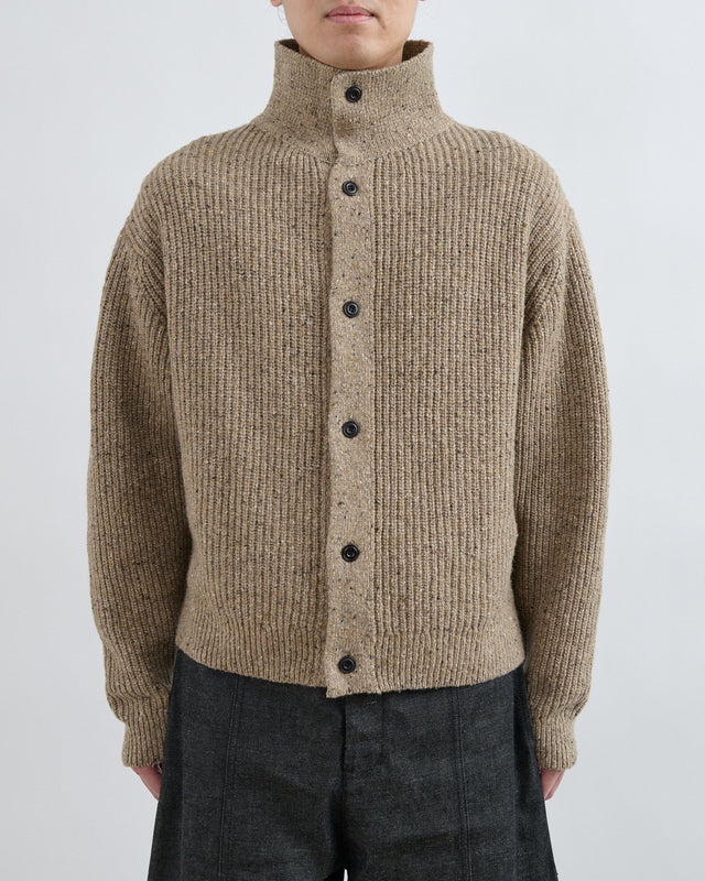 AW26 Wiral Cardigan - Speckled Beige