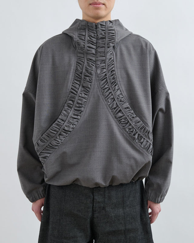 AW26 Fossil Smock - Light Grey