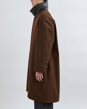 AW26 Westminster Overcoat - Bark Brown
