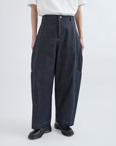 AW26 Malay Trouser Denim (Unisex) - Raw Indigo