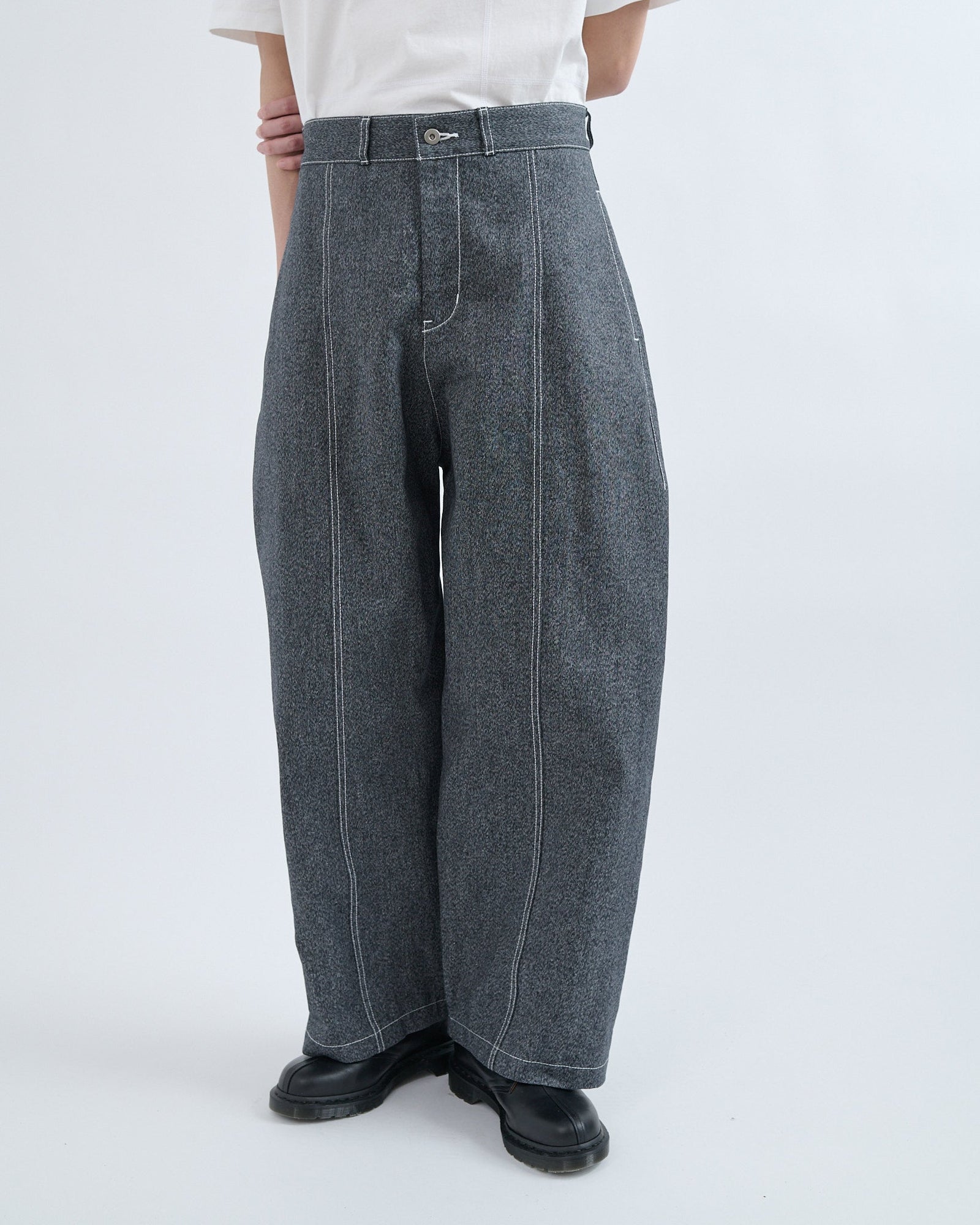 Aw26 Welt Trouser Denim Salt And Pepper