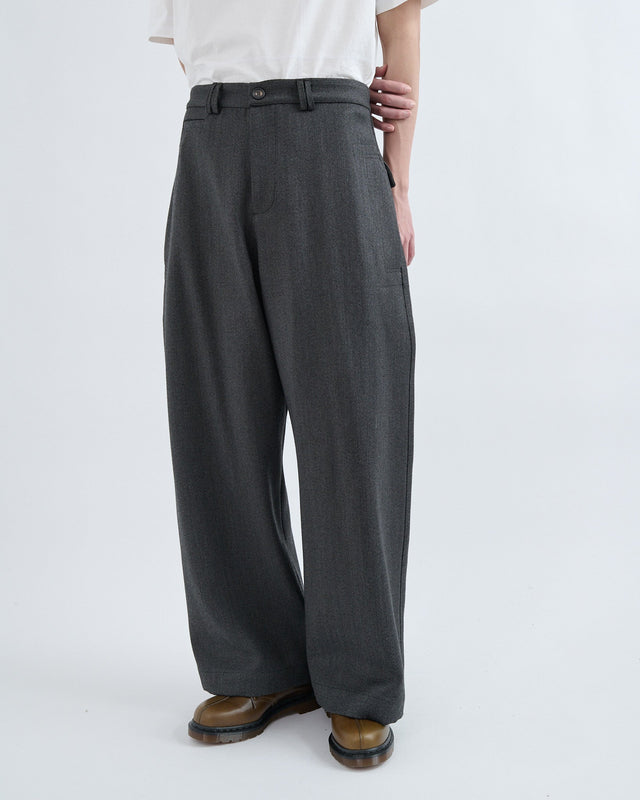 AW26 Bebington Trouser - Grey Blue