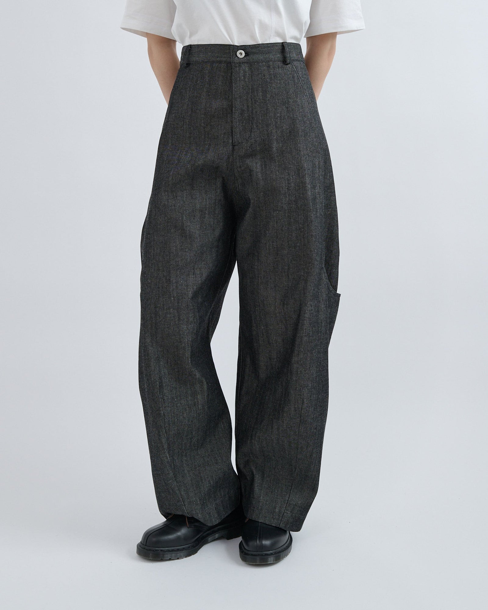 Aw26 Malay Trouser Denim Raw Black