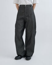 AW26 Malay Trouser Denim (Unisex) - Raw Black