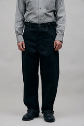 【ナイジェル・ケーボン】MAN / レイルマンデニムパンツ - ブラックデニム / RAILMAN DENIM PANT - BLACK DENIM