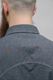 Man New Medical Shirt Salt Pepper