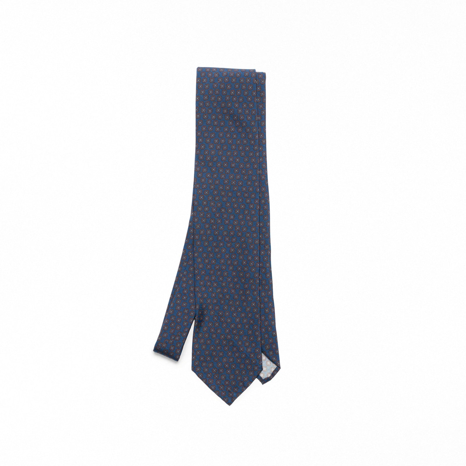 Silk Jumbled Medallion Tie In Light