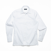 White Pinpoint Carter Shirt