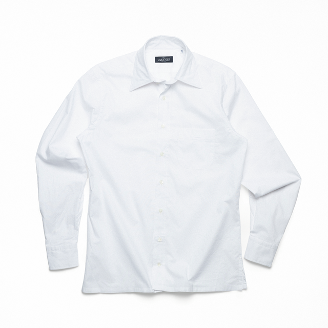 White Pinpoint Carter Shirt