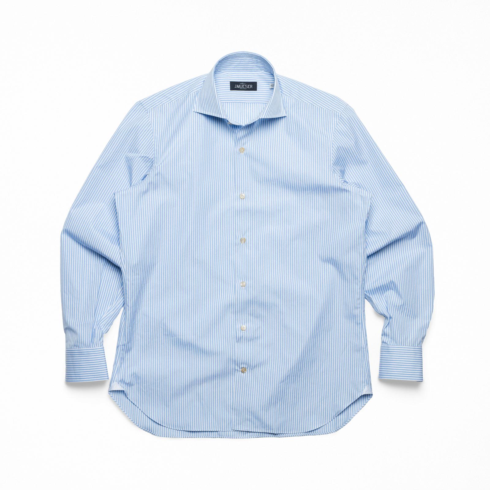 Light Bengal Stripe Spread Collar Shirt