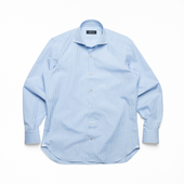 Light Blue Bengal Stripe Spread Collar Shirt