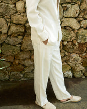 Alio Raw Silk Drawstring Trouser