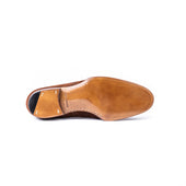 Long Wing Full Brogued Oxford In Tabbaccho Suede Leathter