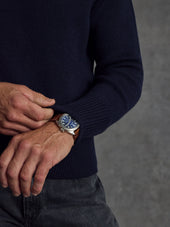 The Cashmere Submariner Rollneck - Midnight