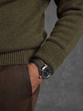 The Cashmere Submariner Rollneck - Green
