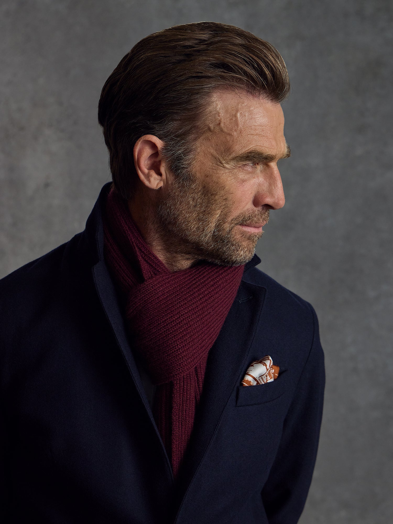 The Commando Scarf Crimson