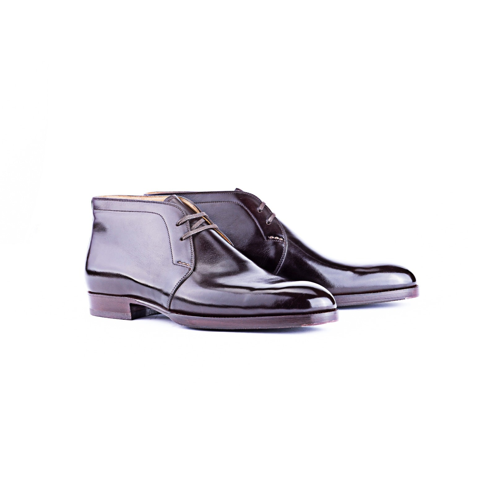 Chukka Boots Dark Brown Espresso Crust Calf