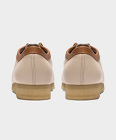 Clarks Wallabee White Combi Leather Shoe