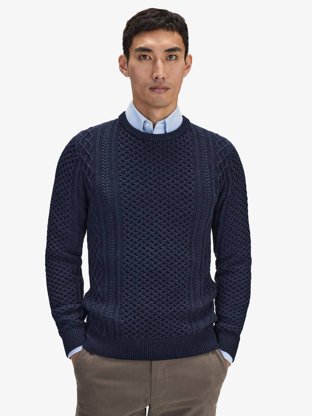 Crew Cable Sweater