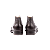 Chukka Boots Dark Brown Soft Grained Leather With Dainite Sole