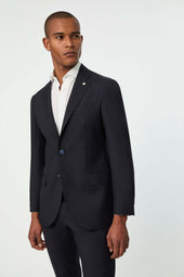 Giacca Duetto JAMES monopetto in lana blu scuro