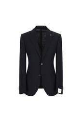 Giacca Duetto JAMES monopetto in lana blu scuro