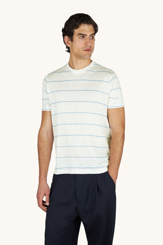 Pure linen jersey T-Shirt